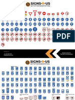 Regulatory Signs Catalogue