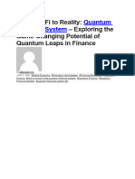 Quantum Financial System