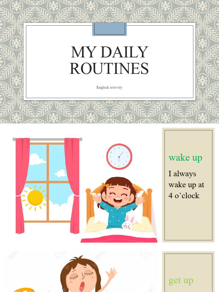 My Daily Morning Routine | PDF