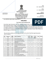 Trade Marks Agent Examination 2023 Result