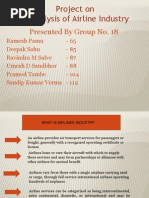 Costing Project On Airline Industry - Group 18