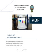 Informe Cromatografia