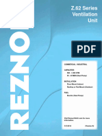 Reznor Z.62 Series Ventilation Unit