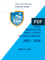 Proyecto Educativo Institucional 2023-2026