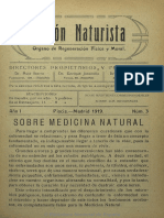 Accion Naturista Madrid 1919 N o 3