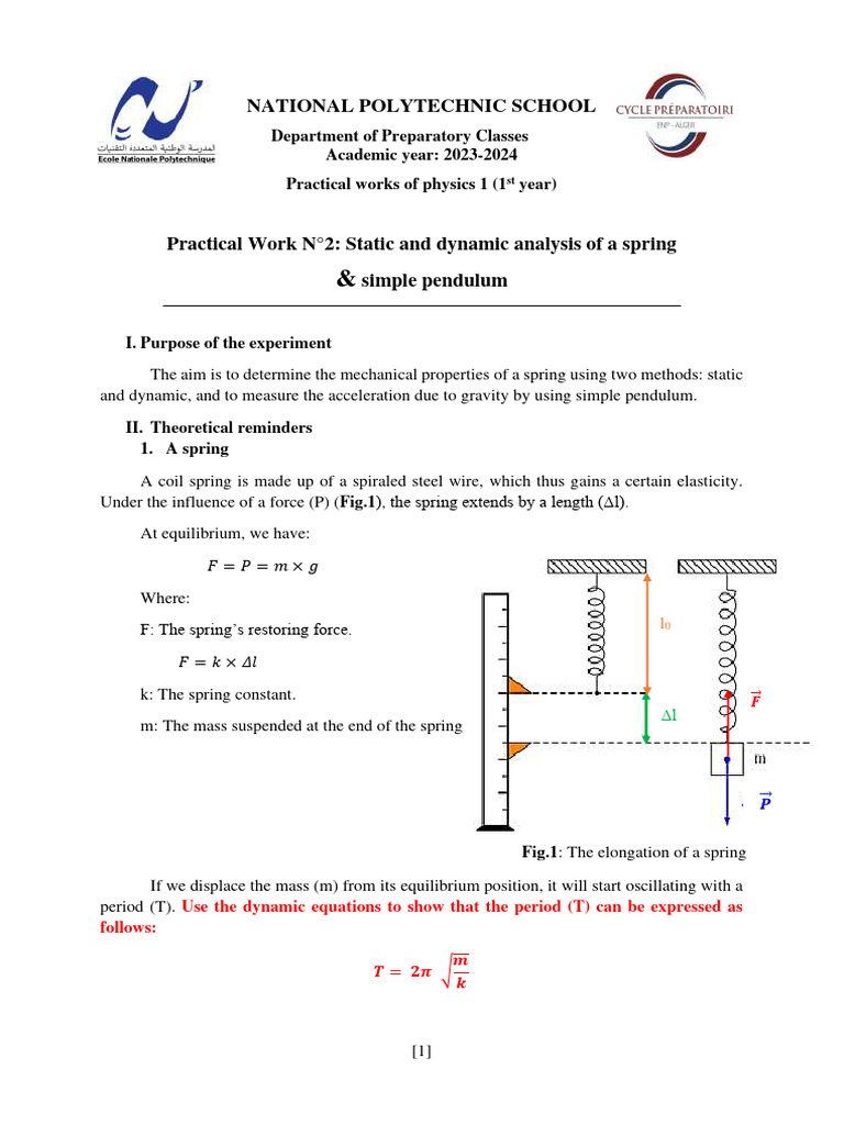 Simple pendeluum pdf pendulum force