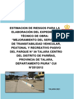 Estimacion de Riesgos Parque 39