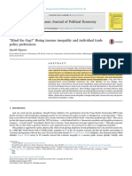 Mind The Gap? Rising Income Inequality and Individual Trade Policy Preferences