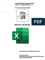 Manual de Excel- Juan Gerardo Martinez de Leon 1-B