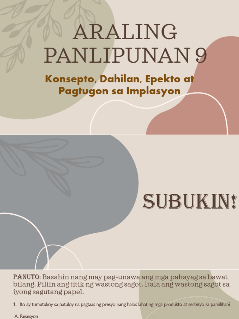ARALING PANLIPUNAN 9 Mod 4 | PDF