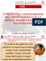 Concepción y Fundamentos Del Orden Interno