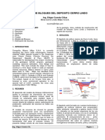 LO - Modelo de Bloques Del Depósito de Cerro Lindo