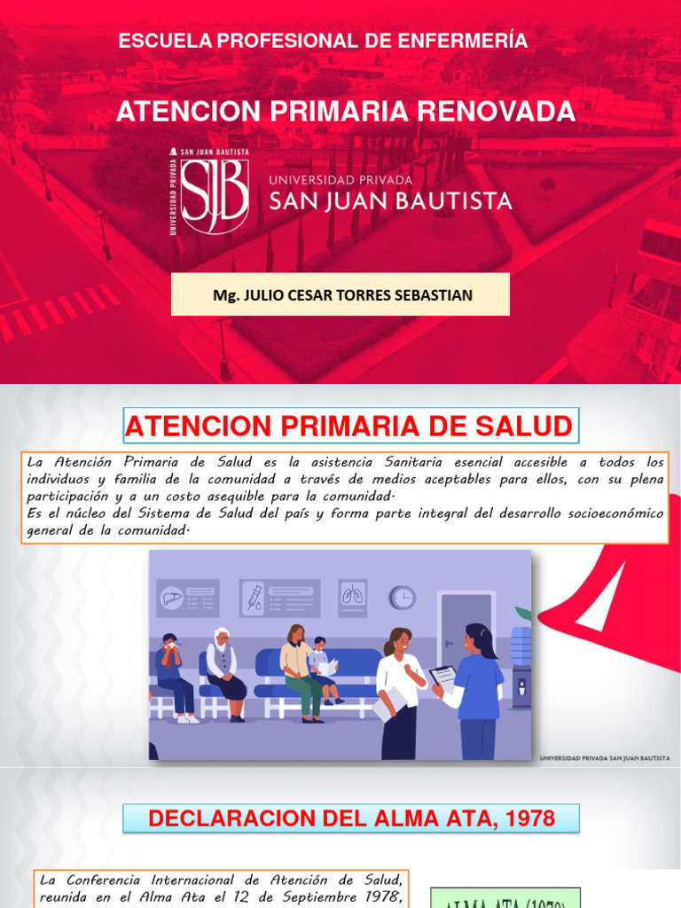 Atención Primaria de Salud Renovada | PDF | Relaciones personales ...