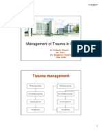 Management of Trauma in ICU