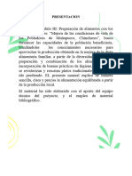 Recetario Preparacion de Alimentos