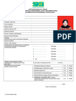 Daftar Riwayat Hidup Calon Tenaga Pengumpul Data (Enumerator) Survei Kesehatan Indonesia Tahun 2023