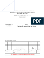 1.2 Documentos de La Calidad Planificación A La Actividad Con Taladro (ABRIL 2013)