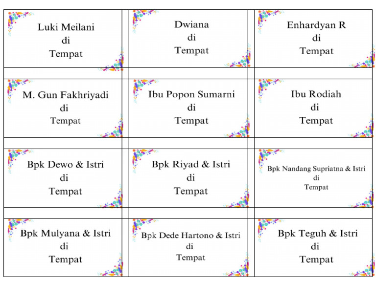 Label Undangan 1 PDF