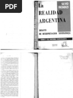 Frondizi, Silvio - La realidad argentina
