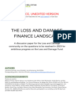 ADVANCE, UNEDITED VERSION Loss and Damage Finance Landscape Paper - L&DC and Hbs Washington