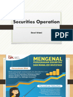 Securities Operation - DSA