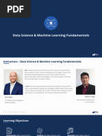 1 - Course Slides - Data Science and ML Fundamentals