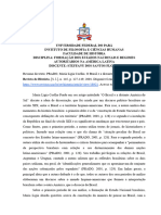 Resumo - O Brasil e A Distante América Do Sul