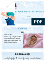 Bayi Berat Badan Lahir Rendah