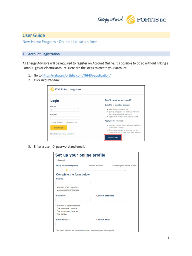 Application Form User Guide FINAL | PDF | Rebate (Marketing) | Login