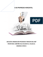 Estudio de Propiedad Horizontal