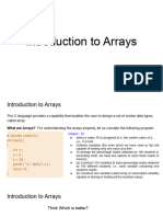 Introduction To Arrays