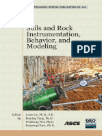 Soil and Rock Instrumentation Behaviour and Modeling