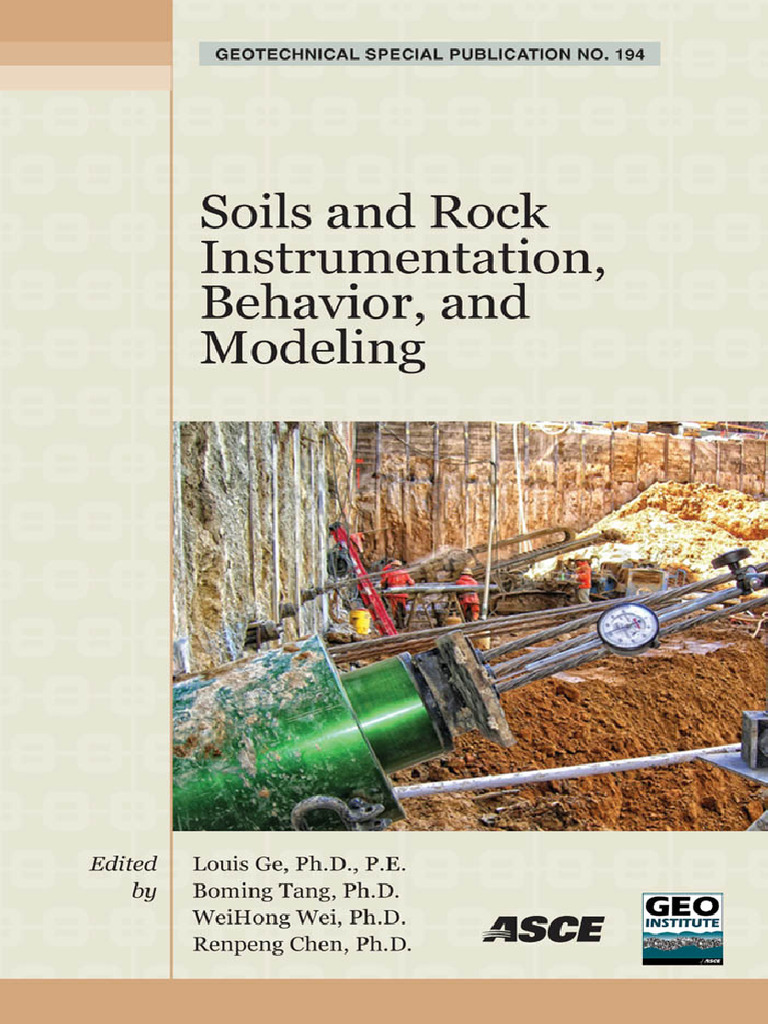 Soil and Rock Instrumentation Behaviour and Modeling | PDF ...