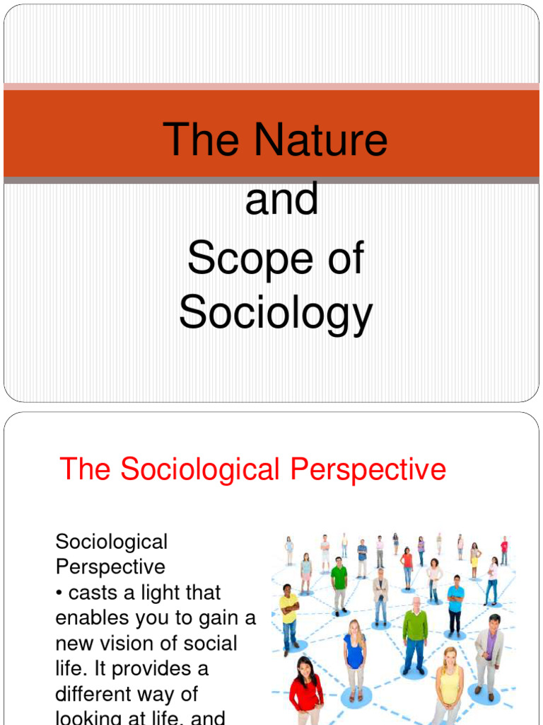 Nature and scope of sociology pdf sociology anthropology