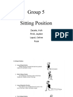 Group 5 Sitting Position