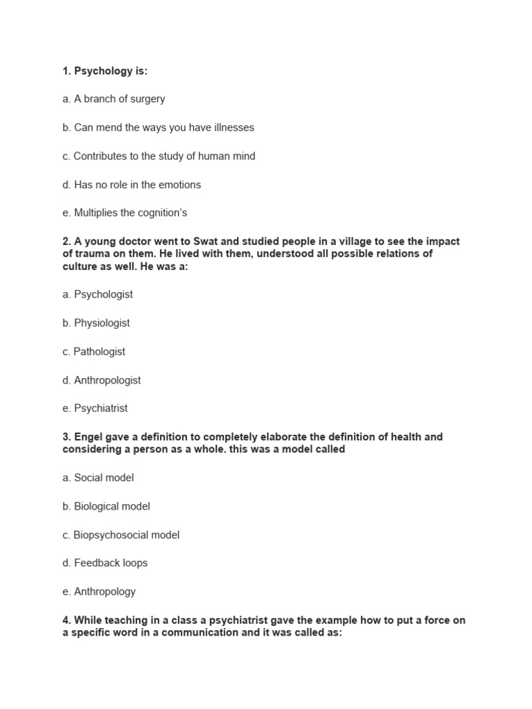 BS MCQ Questions PDF Sleep Memory