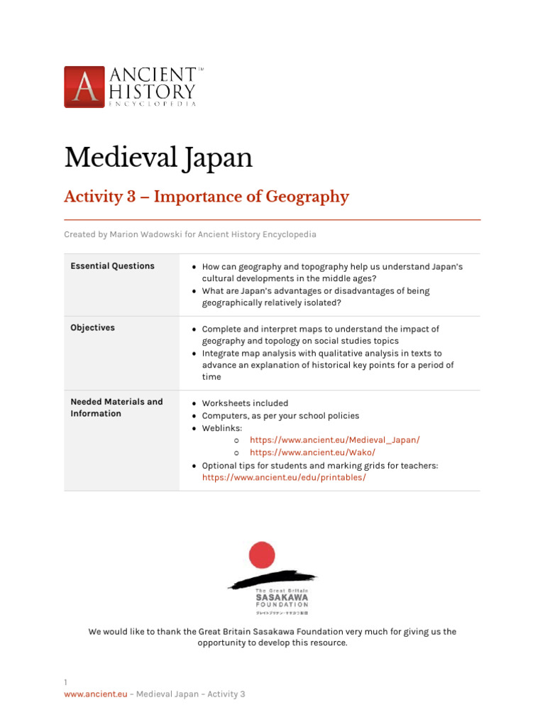 Importance Of Geography