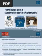 ApresentacaoProfLuisBraganca - Eficiencia na construção