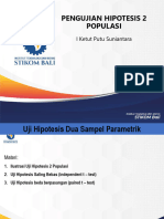 Materi Pertemuan 12-Pengujian Hipotesis 2 Populasi