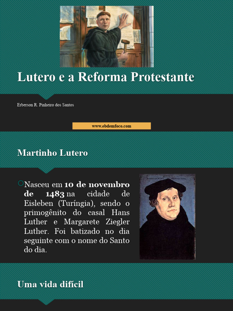 Lutero e A Reforma Protestante | PDF | Martinho Lutero | Indulgência