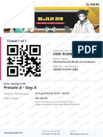 (Event Ticket) Presale 2 - Day 3 - Gelar Jepang UI 29 - 1 38291-FE47A-992