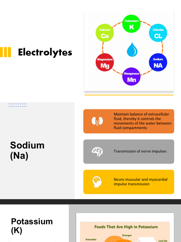 Electrolytres Imbalances | PDF | Electrolyte | Clinical Medicine