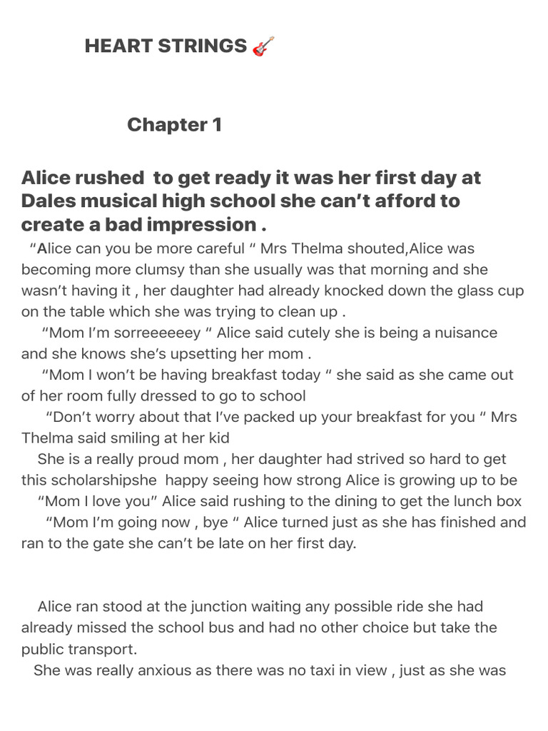 Heart strings pdf