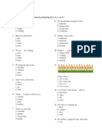 Soal Pas B. Inggris KLS 3