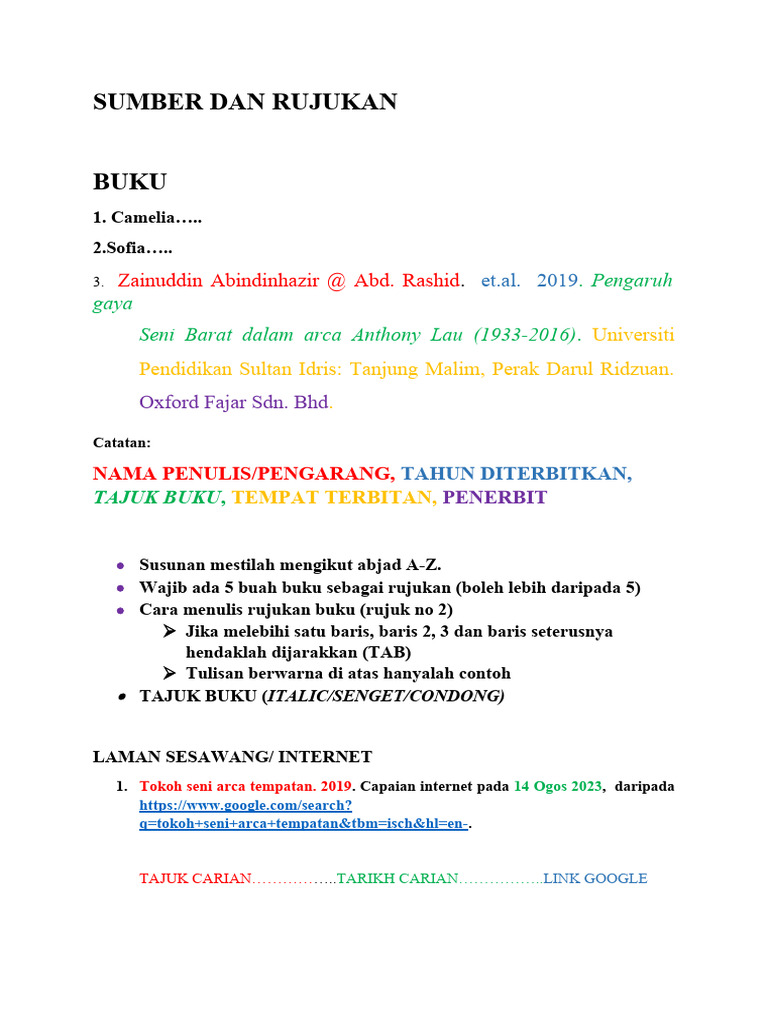 Sumber Dan Rujukan | PDF