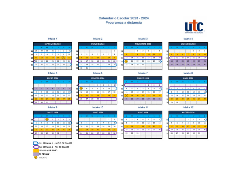 Calendario Utc PDF