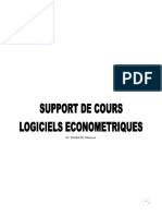 Cours Logiciels Économetriques 1