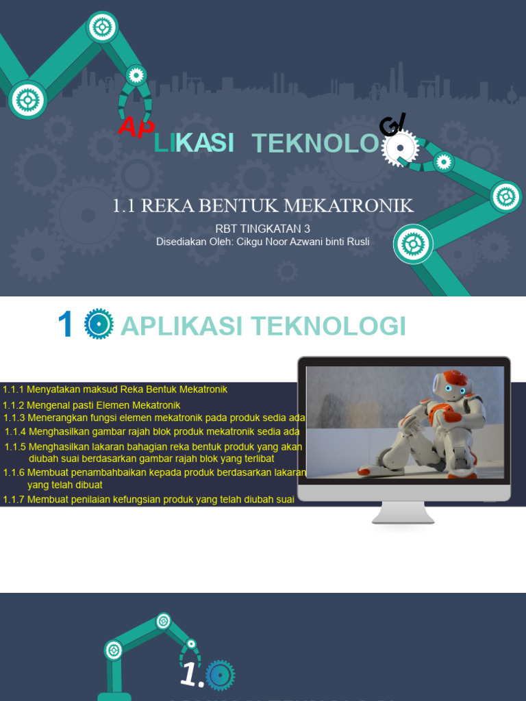 1.1.1 Menyatakan Maksud Reka Bentuk Mekatronik | PDF