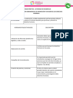 Desarrollo de Actividades de Promoción de Los Derechos Humanos