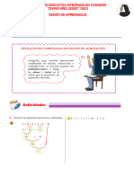 Operaciones Con Adición Sustracción y Multiplicación para Tercero de Primaria